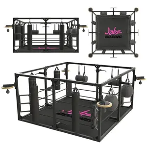 Mini anel de boxe para competição, equipamento profissional de treinamento de boxe kick 4x4