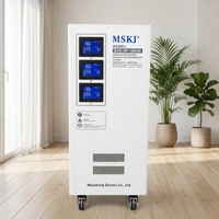Régulateur de tension triphasé CE 100% puissance, stabilisateur 380V, contrôle de servomoteur, écran LCD, bobine en cuivre, AVR automatique AC