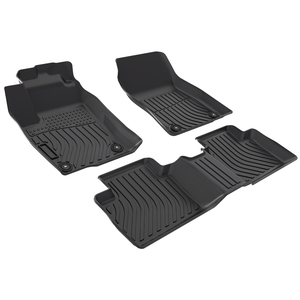 เสื่อยางรองพื้นรถ3D TPE พรมปูพื้นรถ LHD แบบดั้งเดิมที่กำหนดเองสำหรับนิสสันคิกส์พรมปูพื้นกันน้ำ2025 - Product Image 2