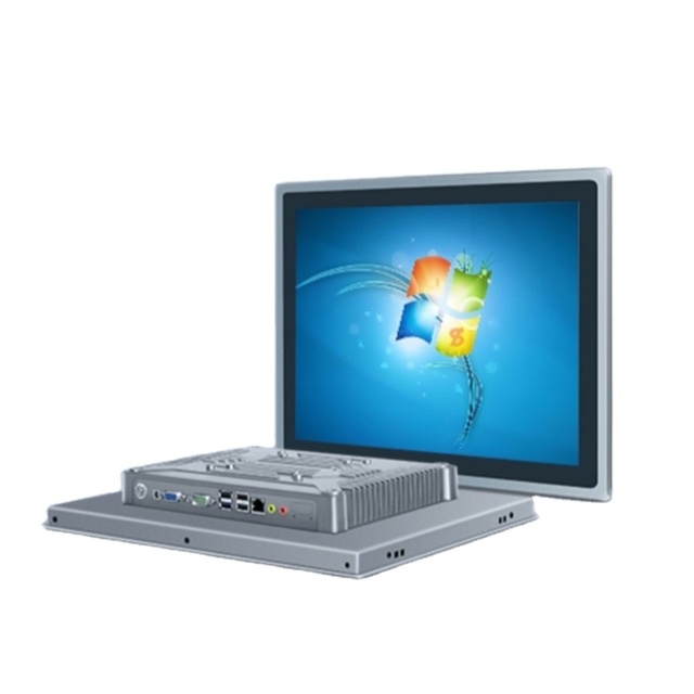 15 Inch Industrial Computer I5 7300U LCD Touch Screen Monitor 8G 128G Wall Panel Mount PC RS232 Win10 Embedded Panel PC