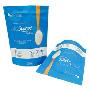 Bolsas de plástico con cierre de cremallera para embalaje de alimentos, bolsas de plástico con estampado personalizado, embalaje de sal para mesa de 500g, con cremallera - Product Image 3