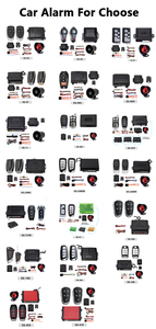 Phổ xe báo động autostart Keyless hệ thống nhập xe báo động với khóa trung tâm - Product Image 5