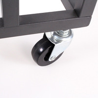Table d'appoint mobile moderne et minimaliste en métal avec roulettes pour salon, canapé, bureau, mobilier de maison