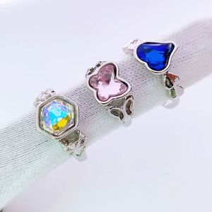 Fashion <b>Cheap</b> Mixed Women Finger Zircon <b>Ring</b> for Girlfriend Lover <b>Rings</b> Simple Gold Color Women's Wedding Banquet - Product Image 5