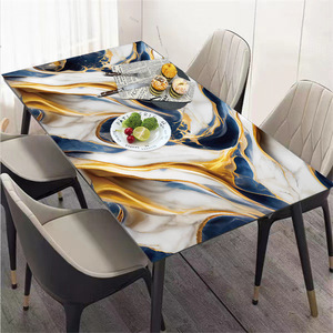 Wallpaper tekstur marmer modis, dekorasi rumah 3D, Wallpaper Hotel mewah garis emas, lapisan pelindung dekorasi marmer - Product Image 4