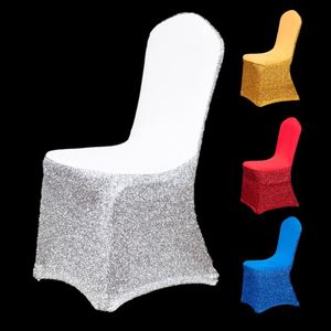Housse de chaise scintillante pour banquet, en polyester et spandex extensible, pour événements - Product Image 4