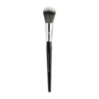 Pinceau de maquillage professionnel en poils synthétiques vegan, manche en bois, pour fond de teint, anticernes, poudre libre