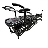Nouveauté : Machine de Pilates Reformer réglable en aluminium M3K avec une capacité de 200 kg pour studio de Pilates et salle de fitness