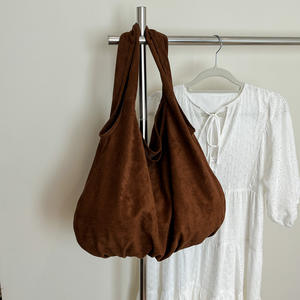 Bolso Tote <span class=keywords><strong>Vintage</strong></span> para Mujer, Bolso de Mano Elegante de Gran Capacidad para el Trabajo, Bolso de Hombro de Gamuza - Product Image 6