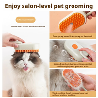 Peigne massant multifonctionnel pour animaux de compagnie, doux pour la peau, confortable, vente en gros d'usine, pour le toilettage des animaux