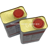 Pegamento Especial para Altavoces Subwoofer, Pegamento Amarillo (Pegamento Universal) para Marcos Anchos y Arañas, Piezas de Repuesto para Fuente de Vibración de Papel de Tambor