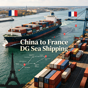 Spedizione Marittima Sicura e Veloce di Merci Pericolose LCL+Trasporto su Camion verso Francia (Le Havre, Marsiglia, Fos) dalla Cina con Assicurazione, Tempi di Transito 45-55 Giorni - Product Image 1