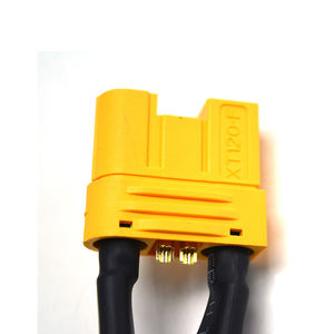 Kabel baterai inti tembaga buatan khusus XT120 2 + 2 konektor betina XT60H-M XT60H-F perakitan kabel adaptor jantan 300mm elektronik - Product Image 2