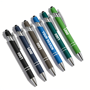 Penna a Sfera Promozionale 2 in 1 con Stilo per Schermo, Consegna Diretta dalla Fabbrica, Penna in Metallo all'Ingrosso con Logo Personalizzato - Product Image 1
