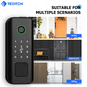 Tediton cerradura inteligente thông minh Keyless tự động điện tử rim tuya wifi cổng duy nhất thông minh chốt cửa khóa cửa - Product Image 4