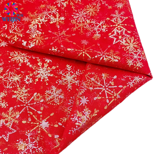 Weijin poliestere stelle fiocchi di neve motivo rosso Tulle lamina lucida maglia di potere tessuto per <span class=keywords><strong>abbigliamento</strong></span> festa abito gonna decorazione - Product Image 4