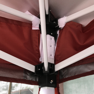 Parasol pliable 3*3 abordable, anti-insectes et ventilé pour jardins ou parcs, idéal pour les pique-niques et le thé de l'après-midi - Product Image 5