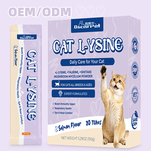 Bâtonnets de nourriture humide pour <span class=keywords><strong>chat</strong></span> à la saveur de saumon, logo personnalisé en gros, <span class=keywords><strong>L</strong></span>-<span class=keywords><strong>lysine</strong></span> pour <span class=keywords><strong>chat</strong></span>, bandes de nourriture humide pour tous les types de chats, bandes de <span class=keywords><strong>lysine</strong></span> pour <span class=keywords><strong>chat</strong></span> - Product Image 1