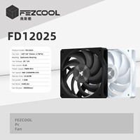 Ventilateur CPU FEZCOOL FD12025, ventilateur de serveur, radiateur CPU 120 mm, 4 broches PWM, cuivre et aluminium, silencieux, roulement fluide, système de refroidissement pour PC de jeu