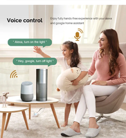 Interruptor de Luz Inteligente WiFi LangYeao Apple HomeKit para UE y Reino Unido con Neutro, 1/2/3 Vías 600W, Compatible con Siri, Alexa y Google Home, 6 Colores