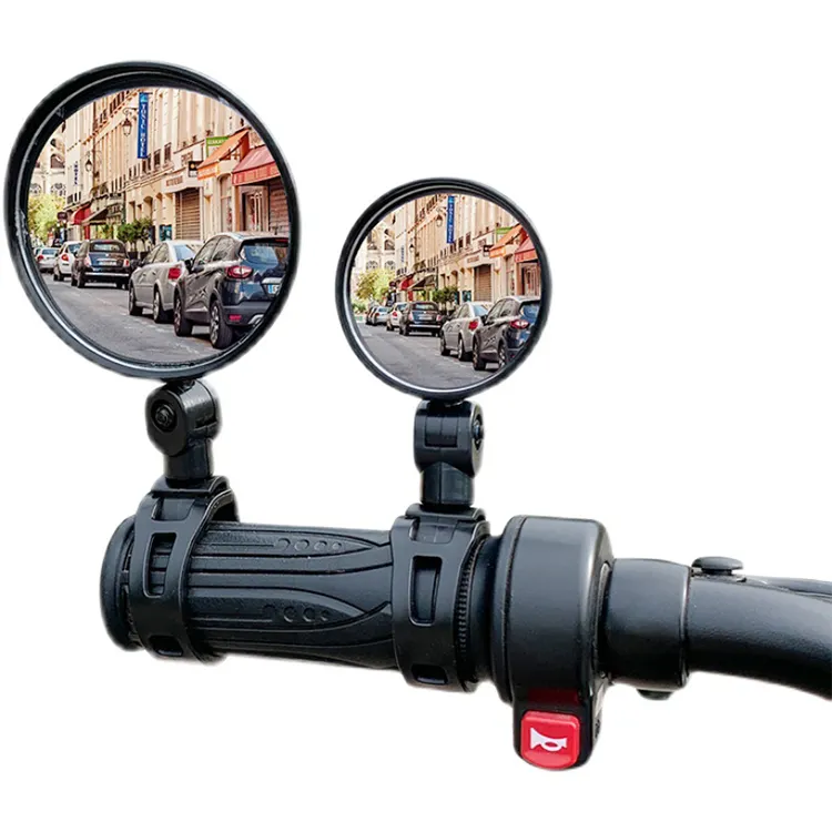 Bicycle accessories road mountain bike rearview mirror 360 degree swivel rearview mirror