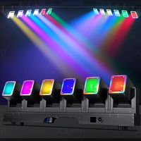 Nouveau produit Yinuo : Projecteur de scène à tête mobile LED 6x60W Six-Pulse RGBW 4-en-1 avec fonctions Beam, Wash et Zoom pour DJ, Club, Bar, Disco et KTV