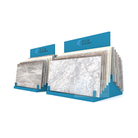 Présentoir de carreaux de céramique au sol populaire support de plancher en bois fente pierre Quartz affichage granit mosaïque présentoirs en métal