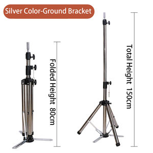 Регулируемый металлический и Пластиковый штатив для парика, манекен для головы, парикмахерский инструмент для обучения парику - Product Image 3