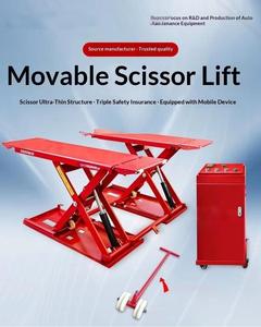 Portable Mid-Position Ultra-Thin <strong>Small</strong> <strong>Electric</strong> Hydraulic Drive <strong>Scissor</strong> <strong>Lift</strong> for Car Repair and Vehicle Maintenance - Product Image 2
