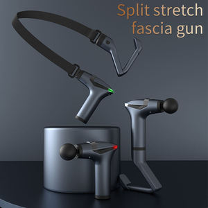 Pistolet de massage par percussion fasciale OEM Deep Tissue 12 vitesses, 4 têtes de massage, contrôle de la vitesse et de la durée, autonomie de 6 à 8 heures, détachable et extensible - Product Image 3