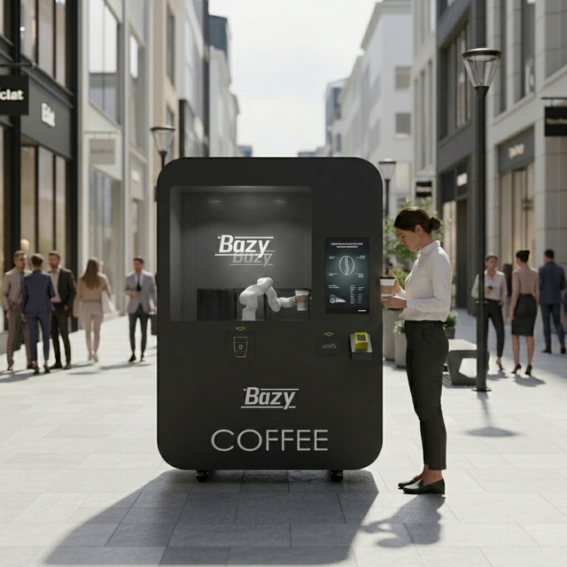 Robot Barista Robotic Arm Collaborative Coffee Vending Machine for Coffee Bar 24-Hour Automatic Coffee Sales