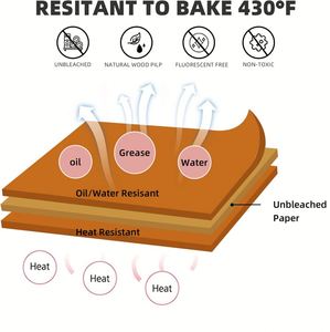 Rectangle 100 Pcs 10 Inch Disposable Non-stick Parchment <b>Baking</b> Filter <b>Silicone</b> air Fryer Disposable Paper Liner for air Fryer - Product Image 3