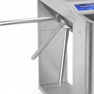 Sistema de Control de Acceso, Torniquete Trípode de Acero Inoxidable 304 con Sistema Biométrico de Control de Asistencia para Seguridad Industrial en Fábricas - Product Image 1