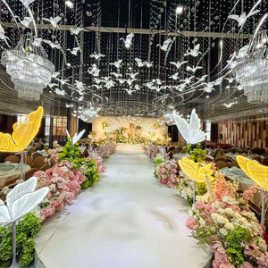 Led BƯỚM CÁNH cho đám cưới sân khấu Backdrop tổ chức sự kiện trang trí đạo cụ & chiếu sáng tường trang trí AC cung cấp điện - Product Image 3