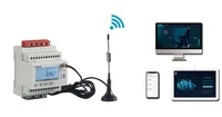Compteur d'énergie intelligent triphasé Acrel ADW300 sur rail DIN 45~65Hz avec RS485, LoRaWAN, WiFi, IoT et surveillance en ligne pour bâtiments et systèmes solaires