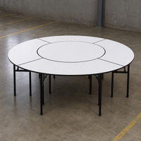 Table ronde pliable modulaire pour banquets, hôtels, mariages, événements, restaurants et traiteurs