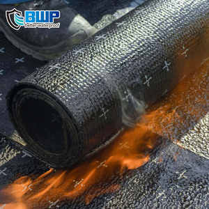Membrane d'<span class=keywords><strong>étanchéité</strong></span> en bitume SBS, caoutchouc butyle HDPE, type torche, garantie 5 ans, pour réparation de fuites de <span class=keywords><strong>toiture</strong></span> – Approvisionnement direct usine - Product Image 3