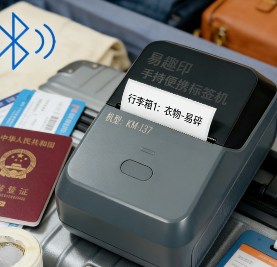 KAIMA Mobile App Support High Speed Data Transmission Label Printer Wireless Commercial Use Price Sticker Printer Machine