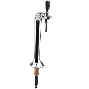 <span class=keywords><strong>Tour</strong></span> à bière à colonne à 2 robinets, <span class=keywords><strong>tour</strong></span> à bière en laiton chromé de type Cobra avec double robinetterie, barre refroidie au glycol et distributeur de kegerator - Product Image 2