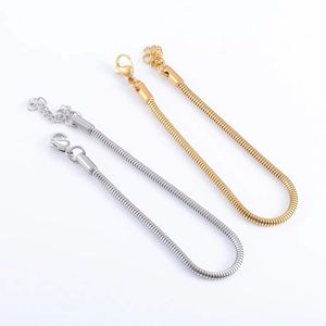 Pulsera de Cadena de Serpiente de Acero Inoxidable para Hombre y Mujer, Joyería de Alta Calidad, Estilo Clásico, Gran Venta - Product Image 1