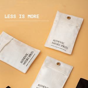 กระเป๋าผ้าฝ้ายน้ำมันหอมระเหยแบบกำหนดเองตู้เสื้อผ้ารีไซเคิลได้สำหรับเสื้อผ้าและรองเท้ามีกระดุมกระเป๋าเสื้อผ้า - Product Image 4