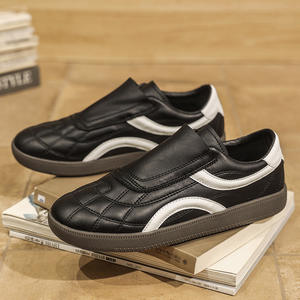 Zapatos deportivos de moda para primavera y otoño para hombre, zapatillas sin cordones, cómodos zapatos para caminar, ligeros, transpirables, diseño antideslizante, gamuza - Product Image 3