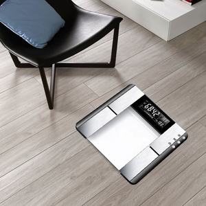 Verre échelles pèsent graisse corporelle avec LCD inverse affichage salle de bain <span class=keywords><strong>balance</strong></span> corporelle connexion intelligente échelle de graisse corporelle - Product Image 5