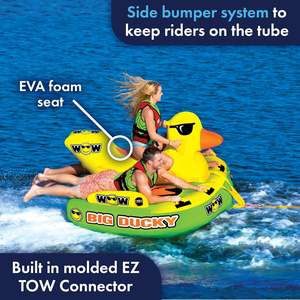 Flotador Inflable en Forma de Pato, Juguete Acuático para Adultos, Material de PVC, Capacidad para 3 Personas, Color Personalizado, Logotipo Personalizado - Product Image 4