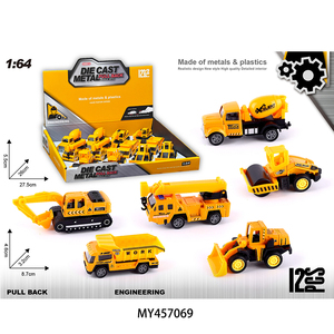 Voitures miniatures en alliage moulé sous pression à l'échelle 1:64, jouets de camions d'ingénierie miniatures, excavatrice, camion de pompiers, avion, bateau, <span class=keywords><strong>bus</strong></span>, hélicoptère pour enfants - Product Image 4