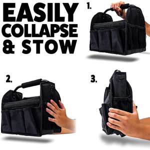Bán Buôn Không Thấm Nước Gấp Xe Công Cụ Làm Sạch Lưu Trữ Caddy Nhiệm Vụ Nặng Nề Đóng Mở Tự Động Xe Chi Tiết Công Cụ Túi - Product Image 3
