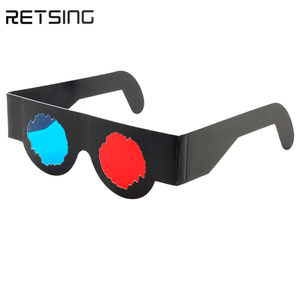 <span class=keywords><strong>Gafas</strong></span> <span class=keywords><strong>3D</strong></span> de Papel Rojo y Azul con Logotipo Personalizado para Proyecciones Comerciales de <span class=keywords><strong>Cine</strong></span> - Product Image 5