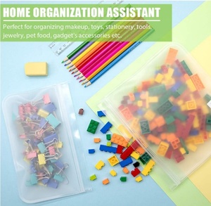 Reusable Bpa free ziplock bags custom food <b>plastic</b> <b>packaging</b> storage bag - Product Image 6
