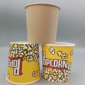 Recipiente para Llevar Comida, Ensaladas y Fideos, con Tapa, de Papel Kraft Ecológico, Económico, Redondo, Resistente a la Grasa, Desechable - Product Image 5