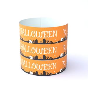 Bracelets en papier pour Halloween pas chers, bracelets en Tyvek imperméables pour fête d'Halloween, bracelet jetable - Product Image 2